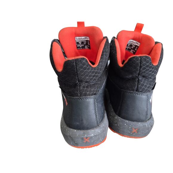 Timberland PRO Flex Safety Toe Work Boots Mens 13M EH SR Black Orange main image 7
